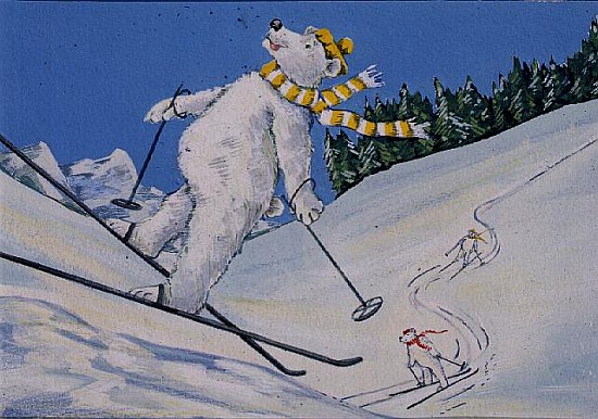 Polar Bears Skiing  from David  Cooke