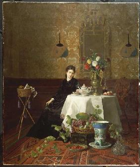 Lady at the tea