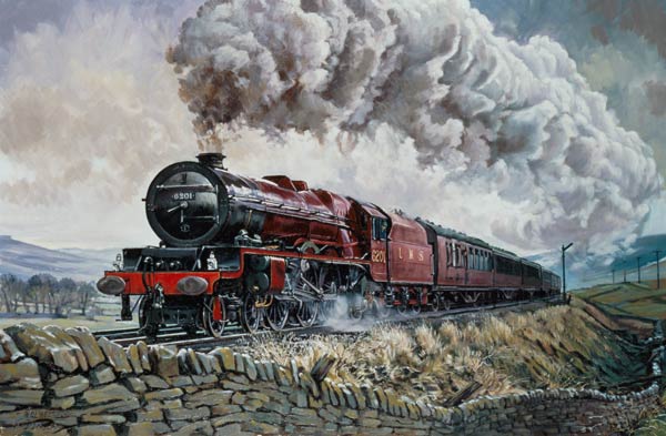 The Princess Elizabeth Storms North in All Weathers (oil on canvas)  from David  Nolan