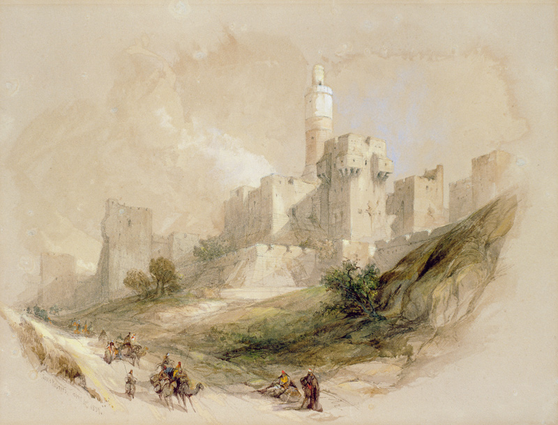 Jerusalem and the Tower of David from David Roberts