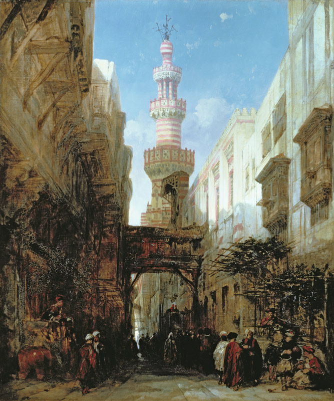 Street in Cairo from David Roberts