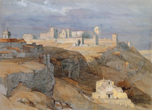 The Alcazar of Carmona, Andalucia  on from David Roberts
