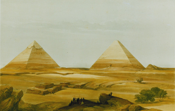 Giza , Pyramids from David Roberts