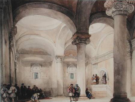 Interior of a Mosque from David Roberts