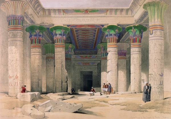 Grand Portico of the Temple of Philae, Nubia, from ''Egypt and Nubia''; engraved by Louis Haghe (180 from David Roberts