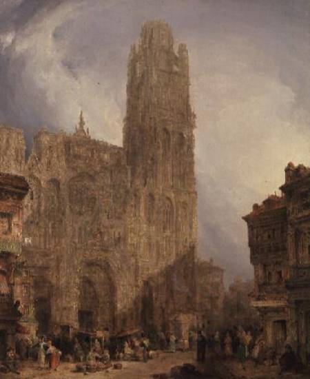 West Front of Notre Dame, Rouen from David Roberts