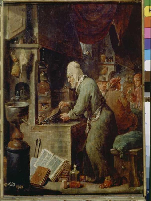 The Alchimist. from David Teniers