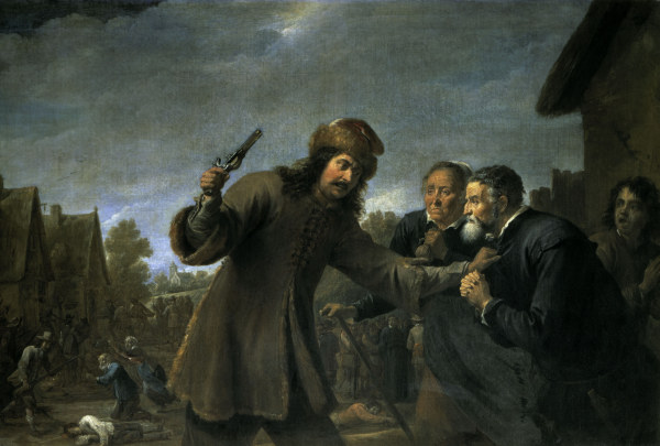 David Teniers d.J.,Überfall auf ein Dorf from David Teniers