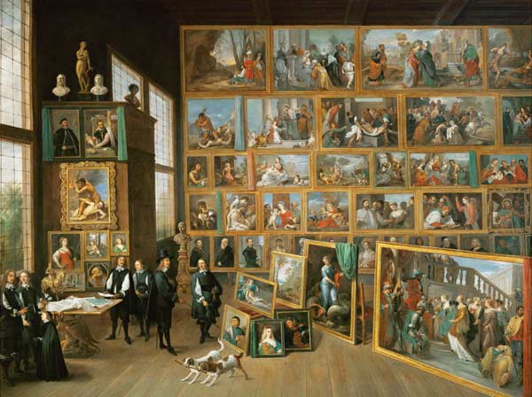 Archduke Leopold Wilhelm in his Gallery in Brussels from David Teniers