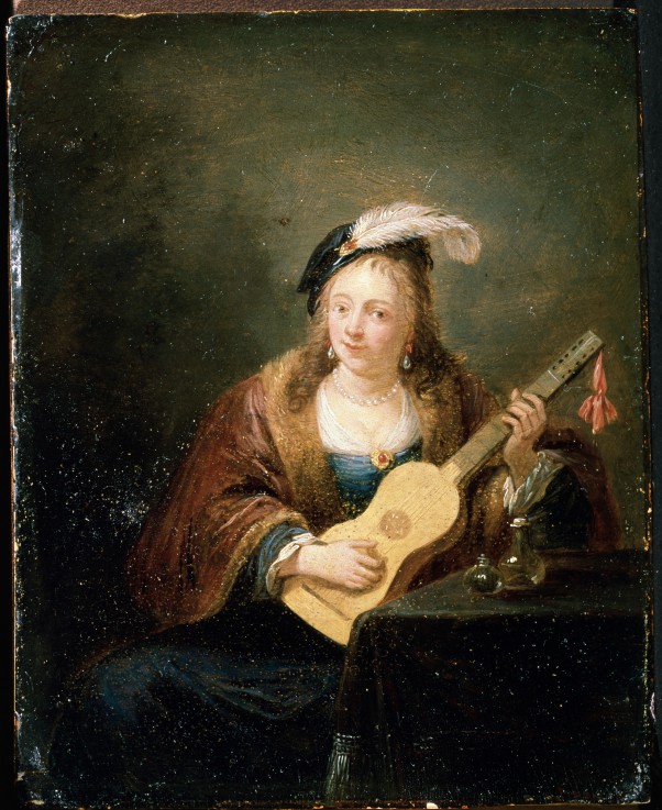 Woman with a Guitar from David Teniers