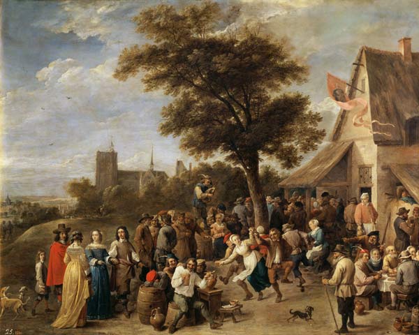 Peasants Merry-Making from David Teniers