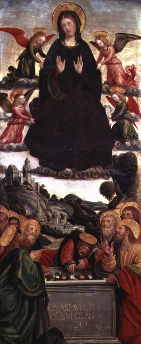 The Assumption of the Virgin (tempera on wood) from Defendente Ferrari