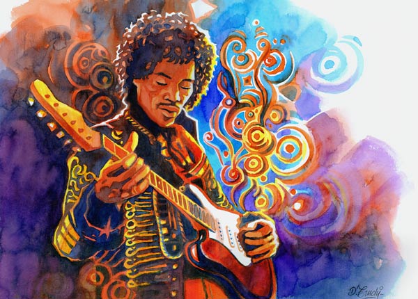 Jimi Hendrix - 4 from Denis Truchi