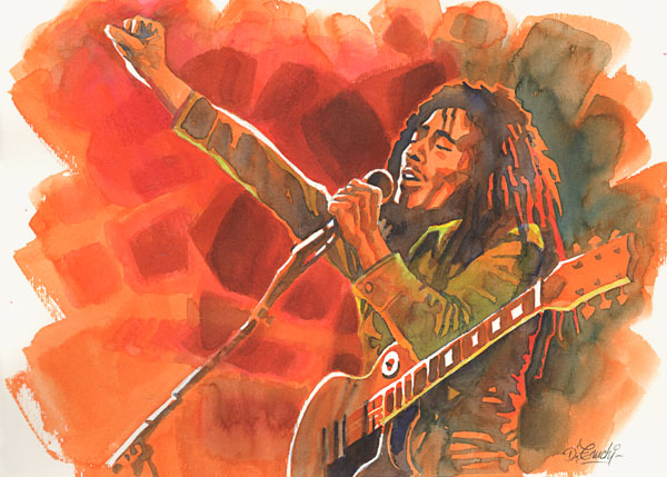 Bob Marley42 x 30 cm from Denis Truchi