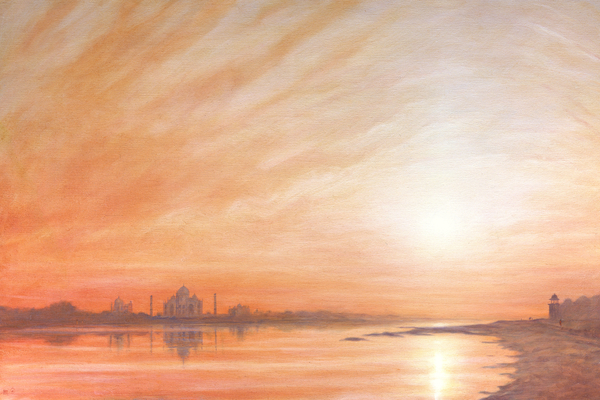 Taj Mahal at Sunset from Derek Hare