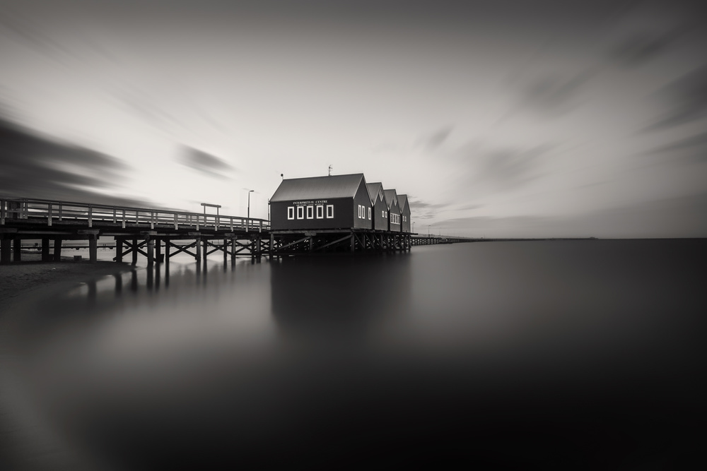 Busselton Jetty Monochrome from Despird Zhang