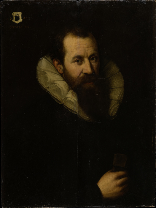 Portrait of a Man aged 46 from Deutscher Meister von 1621