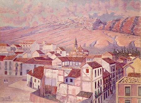 View of Granada from Diario or Dario de Regoyos y Valdes