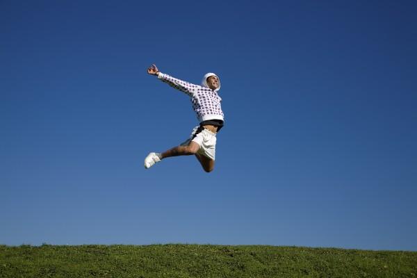 man jumping from Diego Cervo