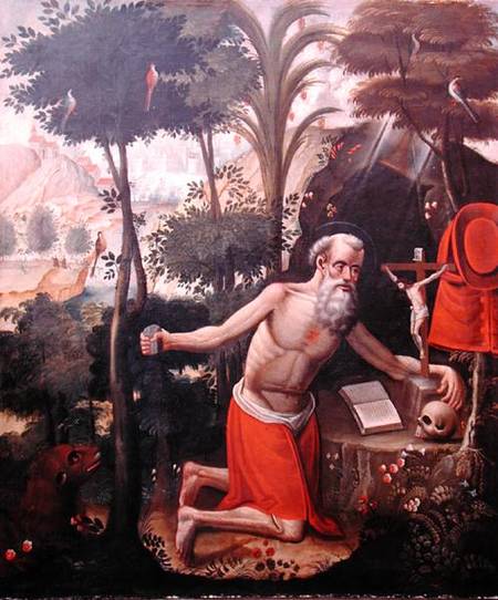 St. Jerome from Diego Quispe Tito