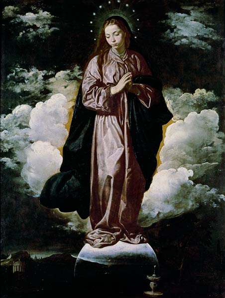 The Immaculate Conception from Diego Rodriguez de Silva y Velázquez