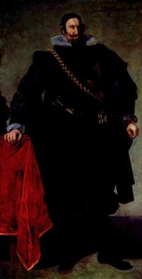 Portrait of the Gaspar de Guzmán duke of olive-green are from Diego Rodriguez de Silva y Velázquez