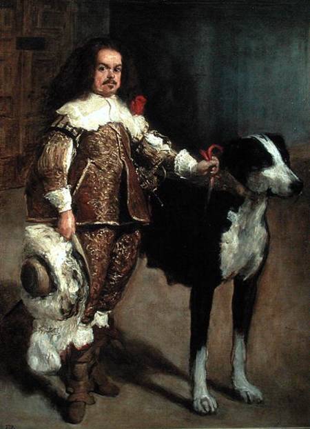 A Buffoon sometimes and incorrectly called Antonio The Englishman from Diego Rodriguez de Silva y Velázquez