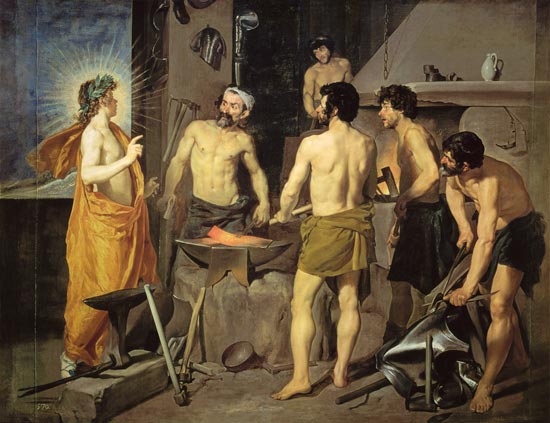 The Forge of Vulcan from Diego Rodriguez de Silva y Velázquez