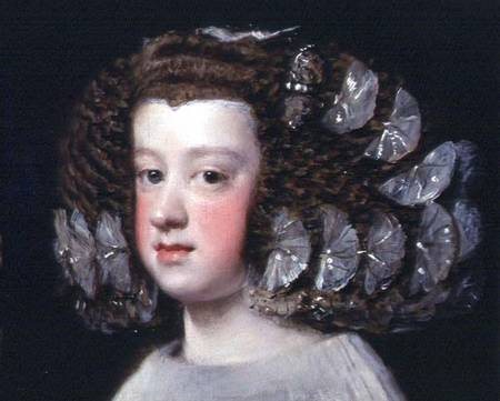 The Infanta Maria Theresa, daughter of Philip IV of Spain from Diego Rodriguez de Silva y Velázquez