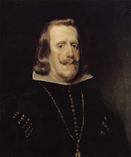 Philipp IV. of Spain from Diego Rodriguez de Silva y Velázquez