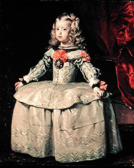 Portrait of the Infanta Margarita (1651-73) Aged Five from Diego Rodriguez de Silva y Velázquez