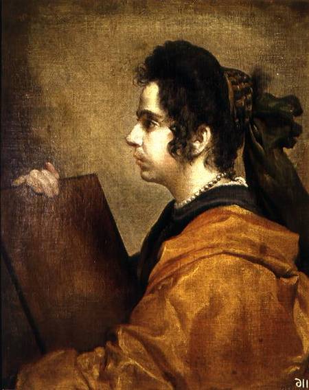 Portrait presumed to be Juana Pacheco as a Sibyl from Diego Rodriguez de Silva y Velázquez