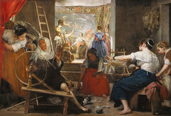The Spinners, or The Fable of Arachne from Diego Rodriguez de Silva y Velázquez