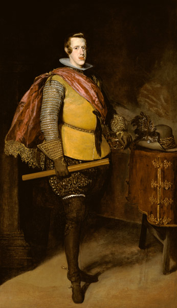 Portrait of Philip IV (1605-65) of Spain from Diego Rodriguez de Silva y Velázquez