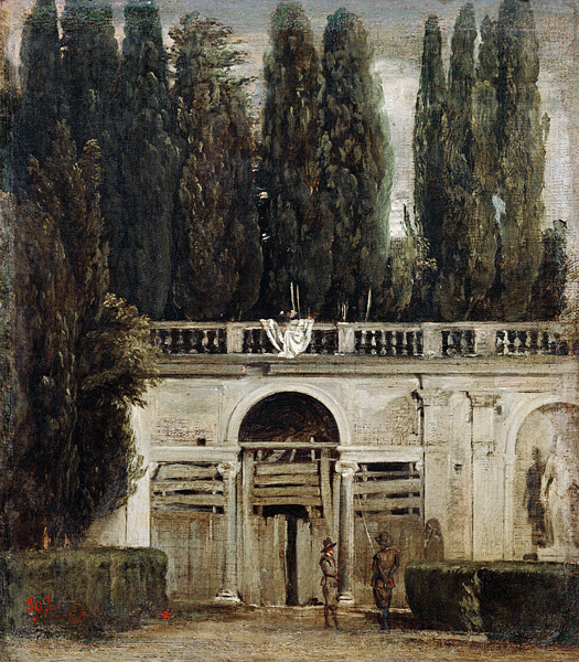 Garten der Villa Medici in Rom from Diego Velázquez