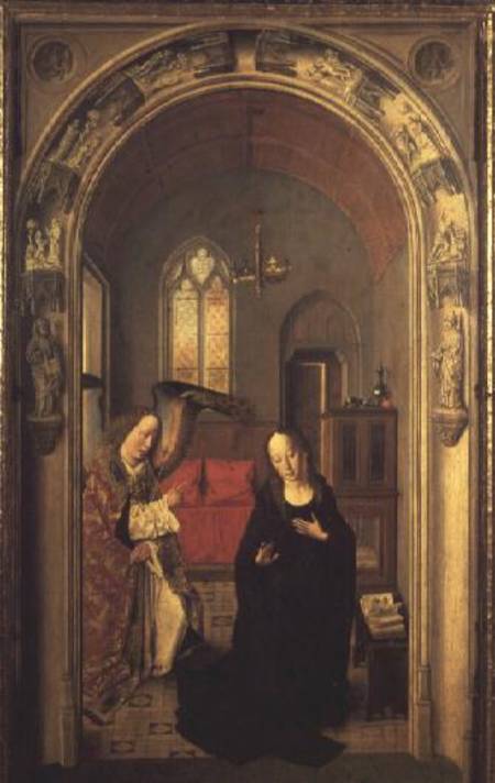 The Annunciation from Dieric Bouts the Elder