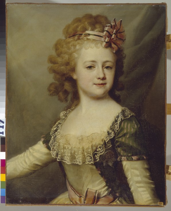 Portrait of Grand Duchess Alexandra Pavlovna (1783-1801) from Dimitrij Grigorjewitsch Lewizkij