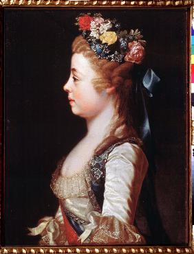 Portrait of Grand Duchess Alexandra Pavlovna (1783-1801) as child