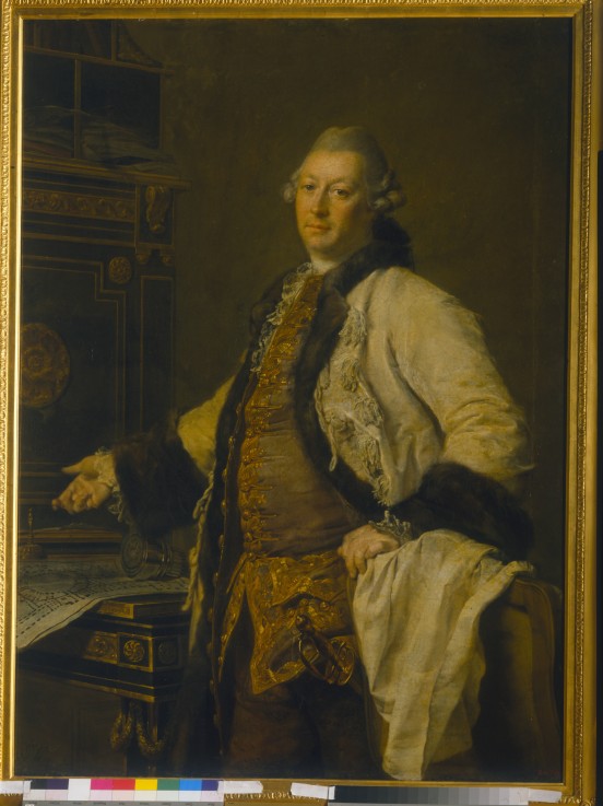 Portrait of the architect Alexander Kokorinov (1726-1772) from Dimitrij Grigorjewitsch Lewizkij