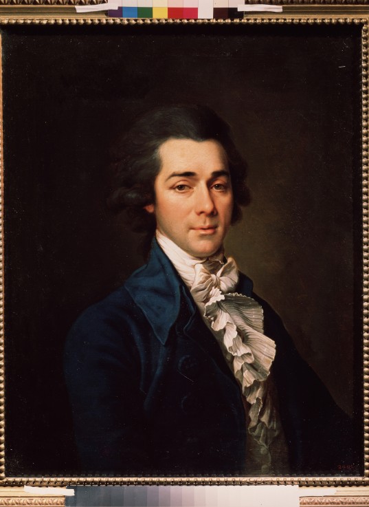 Portrait of the architect, artist and poet Nikolay A. Lvov (1751-1803) from Dimitrij Grigorjewitsch Lewizkij