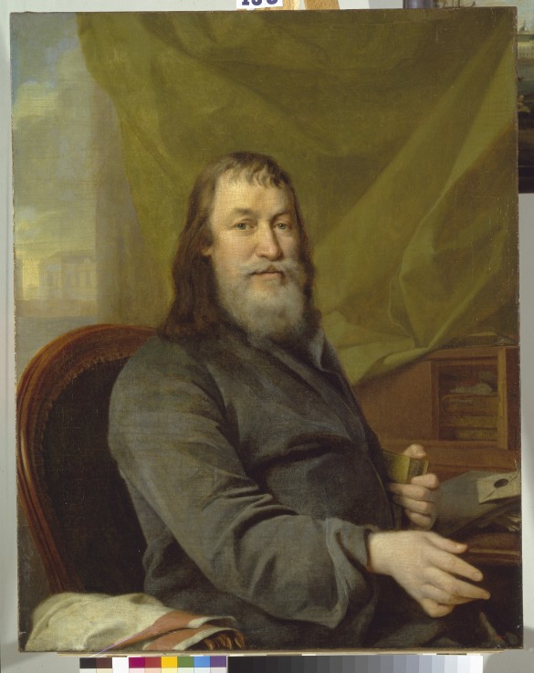 Portrait of Ivan Kharitonovich Bilibin (the Great) from Dimitrij Grigorjewitsch Lewizkij