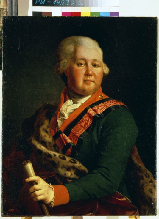 Portrait of Count Valentin Platonovich Ivanovich Musin-Pushkin (1735-1804) from Dimitrij Grigorjewitsch Lewizkij