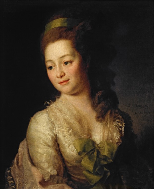 Portrait of Maria Dyakova from Dimitrij Grigorjewitsch Lewizkij