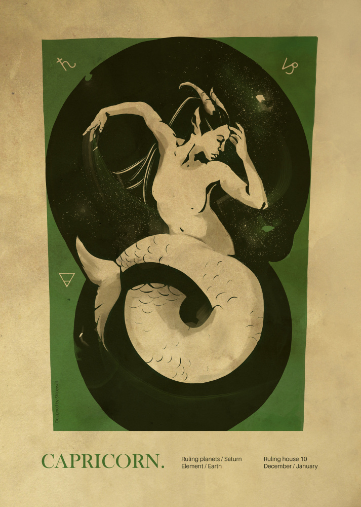 Capricorn print from Dionisis Gemos