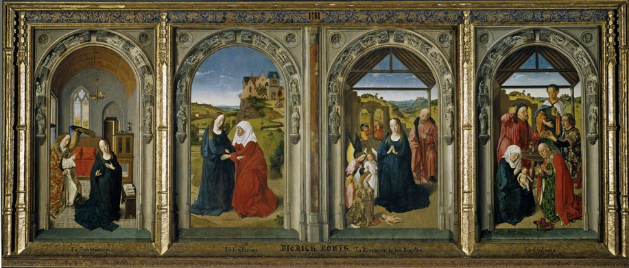 Four scenes from the life of the Virgin from Dirck Bouts