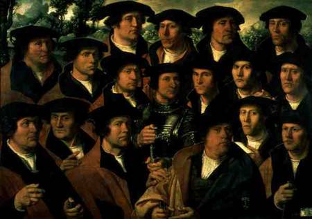 Group Portrait of the Shooting Company of Amsterdam from Dirk Jacobsz