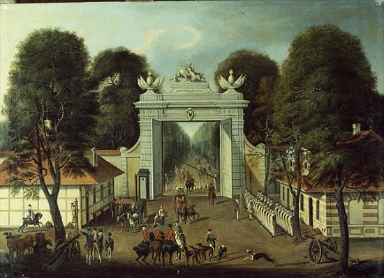 Hunting Lodge in Potsdam, c.1735 from Dismar Degen