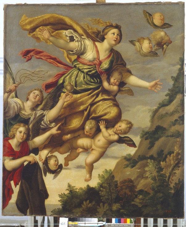 Mary Magdalene Taken up to Heaven from Domenichino (eigentl. Domenico Zampieri)