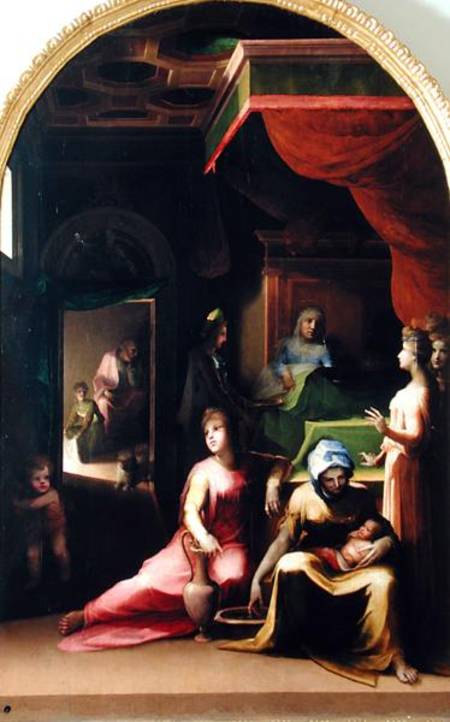 The Birth of the Virgin from Domenico Beccafumi