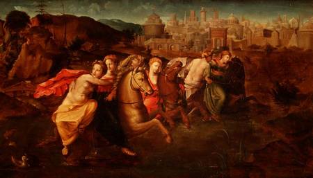 Cloelia: and the Virgins fleeing from the Field of Porsenna from Domenico Beccafumi